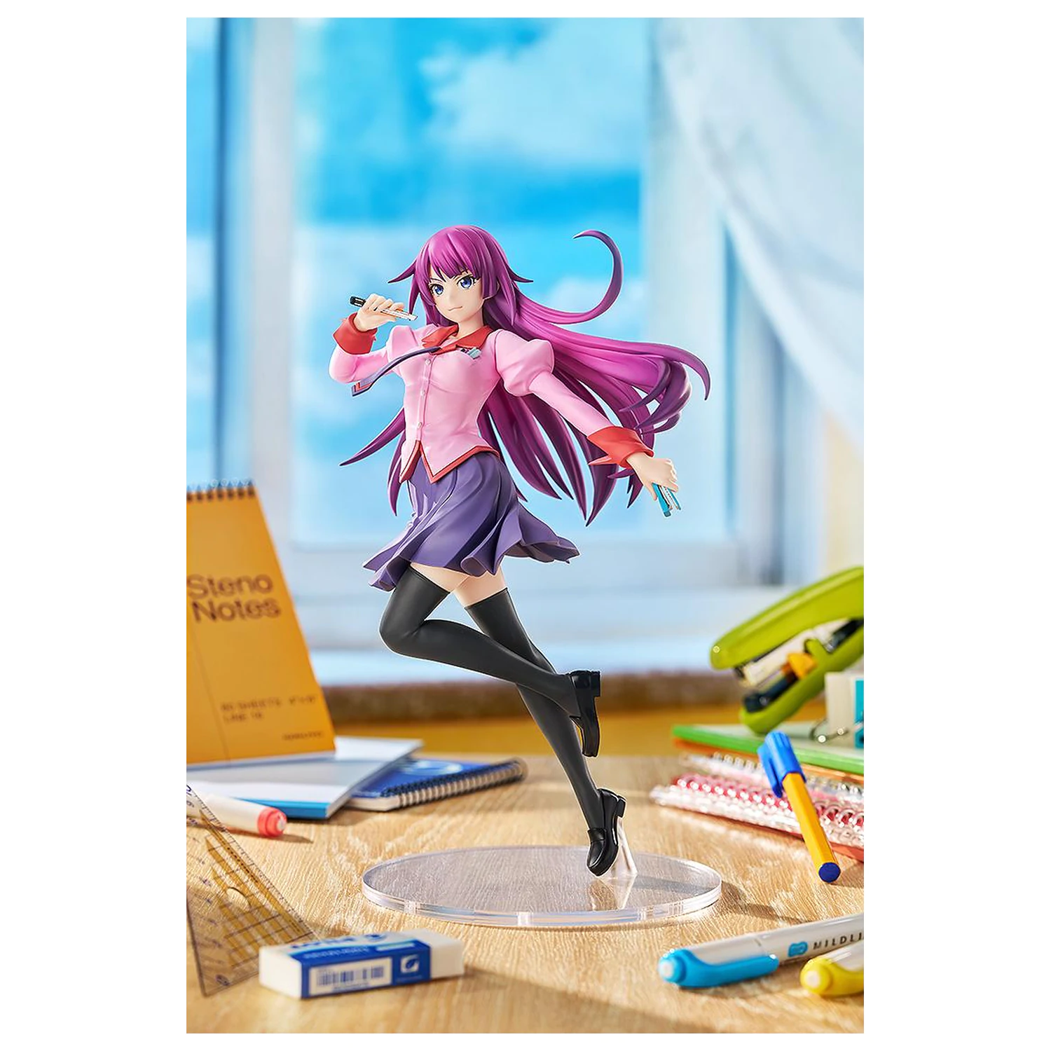 MONOGATARI Hitagi Senjyogahara Pop Up Parade L figura 23cm termékfotó