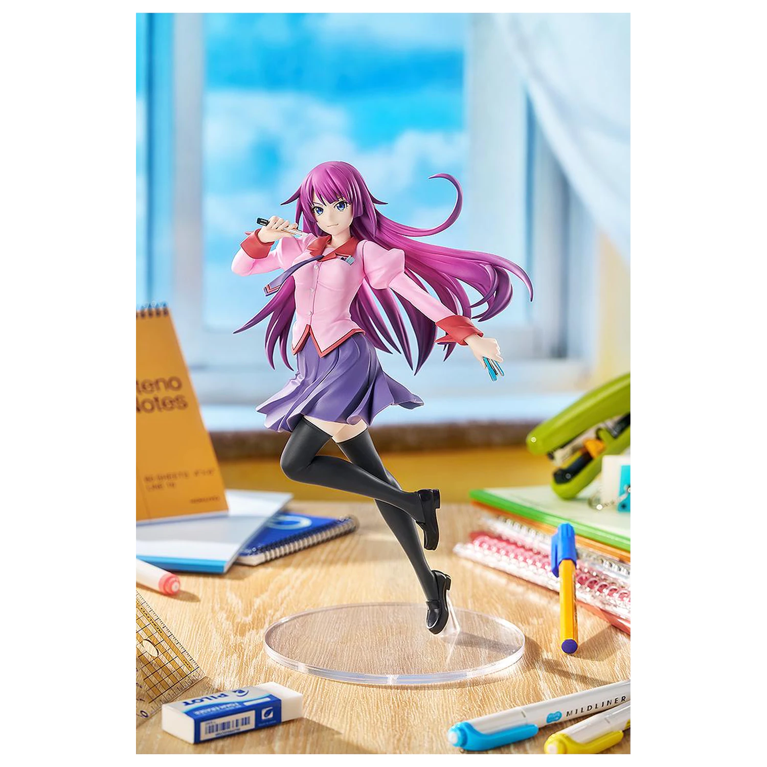 MONOGATARI Hitagi Senjyogahara Pop Up Parade L figura 23cm termékfotó