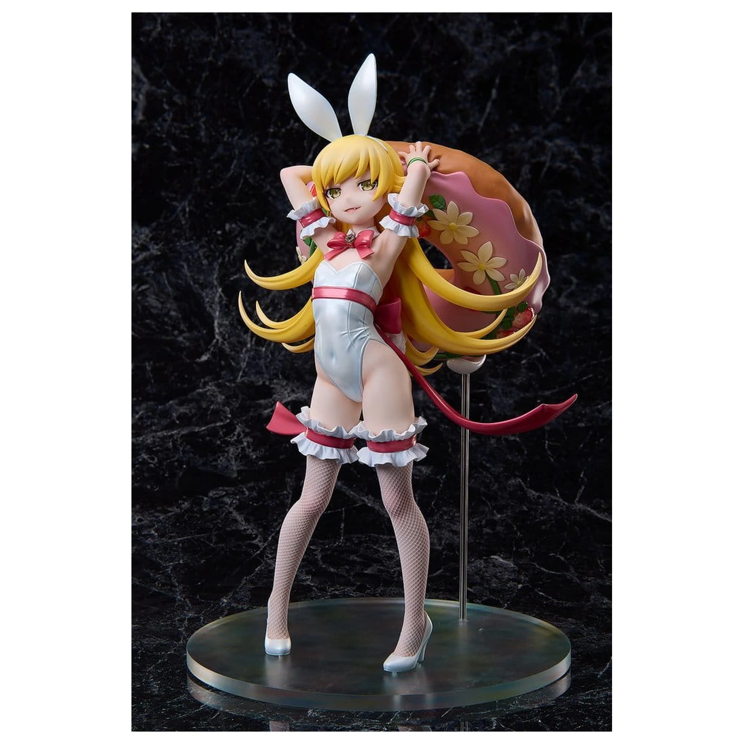 Monogatari Series 1/4 Shinobu Oshino White Bunny Ver. PVC szobor figura 35 cm   termékfotó