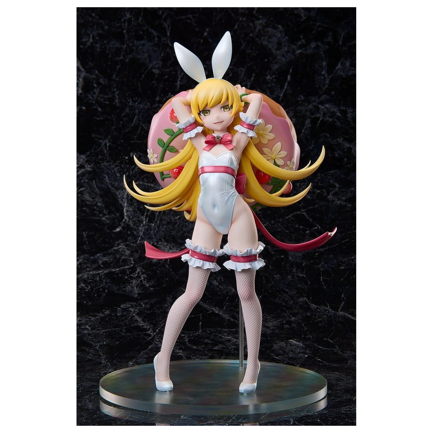 Monogatari Series 1/4 Shinobu Oshino White Bunny Ver. PVC szobor figura 35 cm   termékfotó