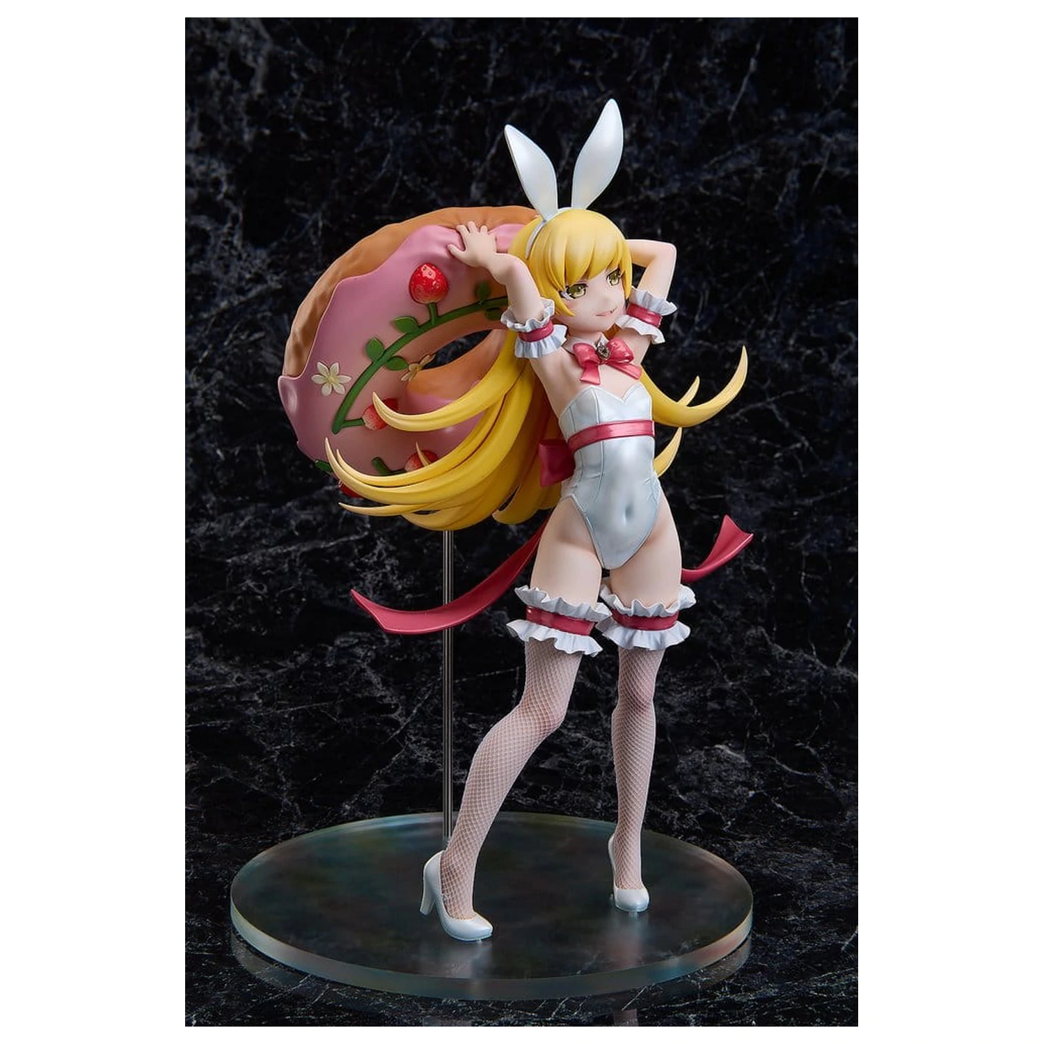 Monogatari Series 1/4 Shinobu Oshino White Bunny Ver. PVC szobor figura 35 cm   termékfotó