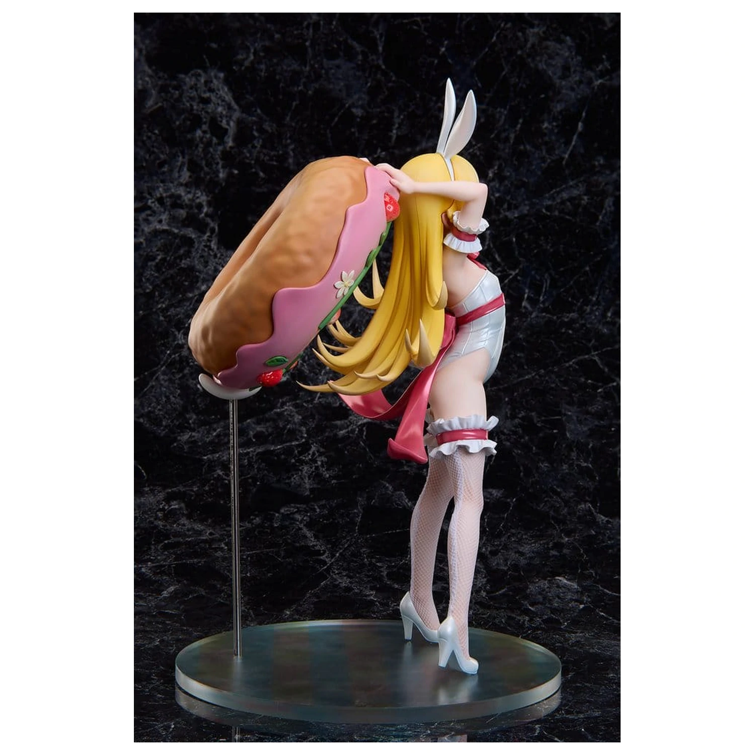 Monogatari Series 1/4 Shinobu Oshino White Bunny Ver. PVC szobor figura 35 cm   termékfotó