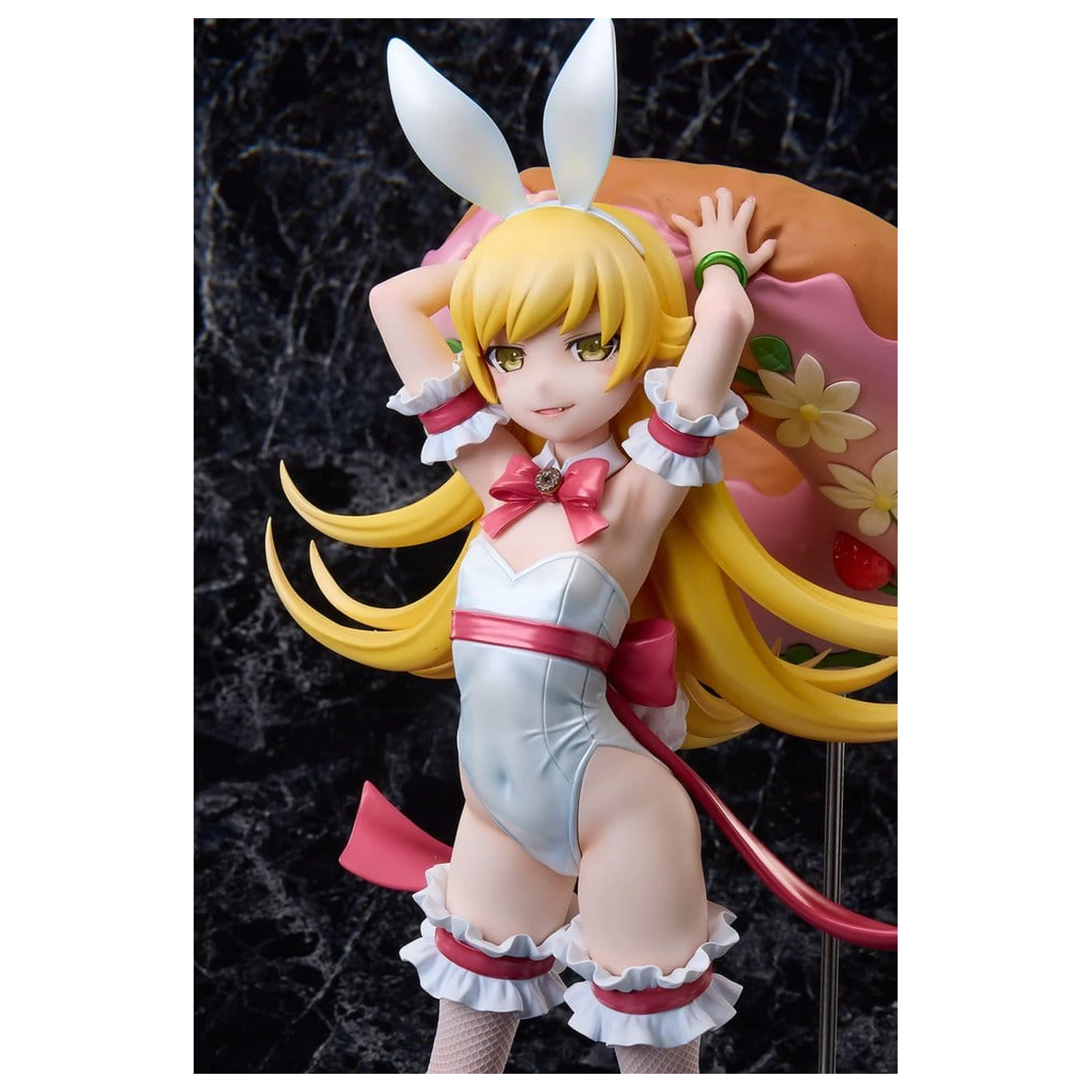 Monogatari Series 1/4 Shinobu Oshino White Bunny Ver. PVC szobor figura 35 cm   termékfotó