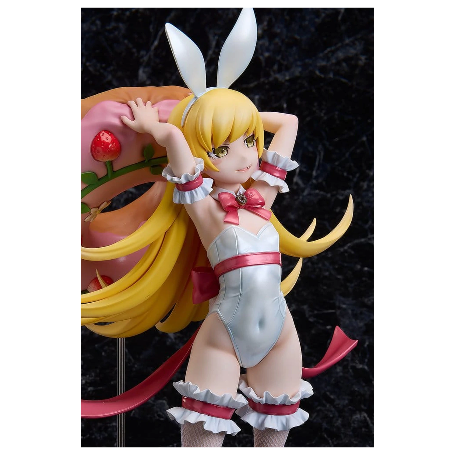 Monogatari Series 1/4 Shinobu Oshino White Bunny Ver. PVC szobor figura 35 cm   termékfotó