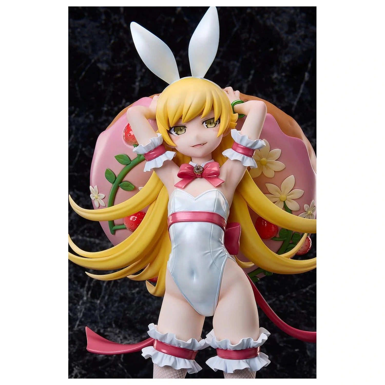 Monogatari Series 1/4 Shinobu Oshino White Bunny Ver. PVC szobor figura 35 cm   termékfotó