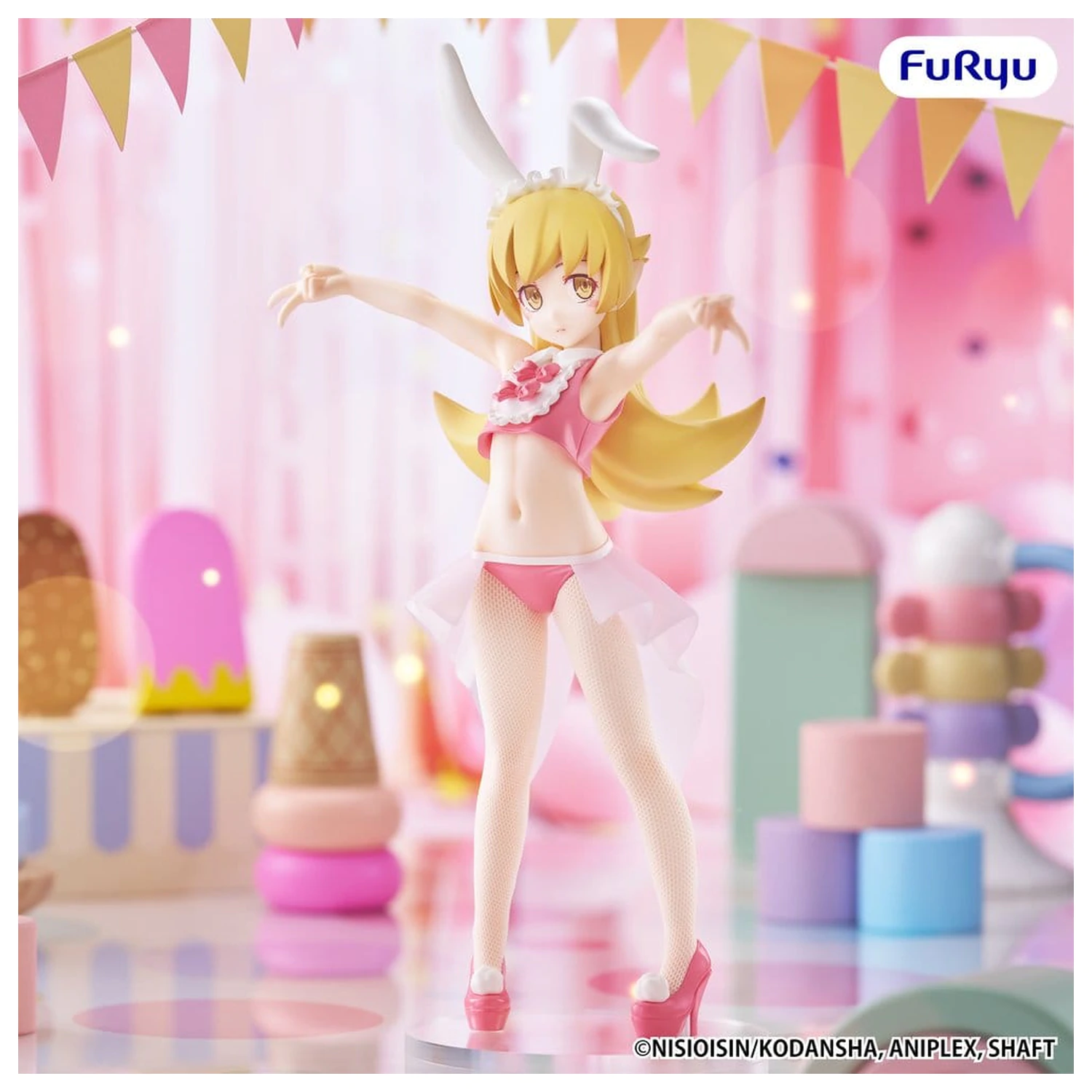 Monogatari Series BiCute Bunnies Shinobu Oshino PVC figura 23 cm termékfotó