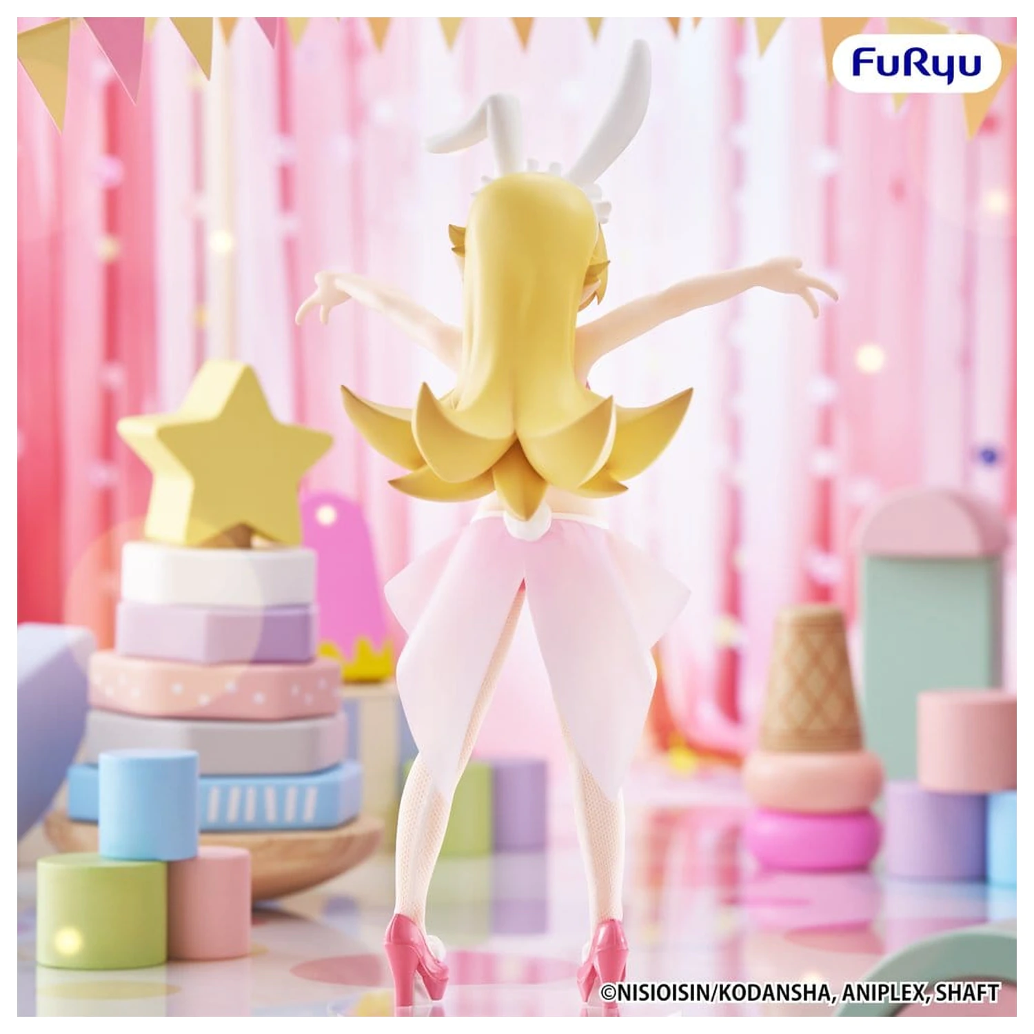 Monogatari Series BiCute Bunnies Shinobu Oshino PVC figura 23 cm termékfotó
