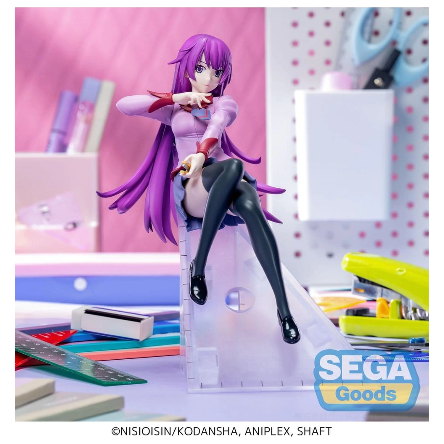 Monogatari Series Luminasta Hitagi Senjyogahara PVC figura 19 cm termékfotó