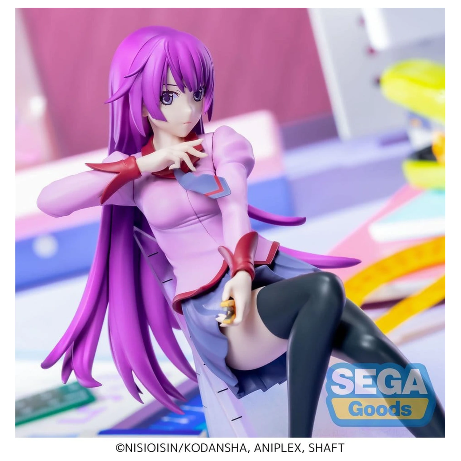 Monogatari Series Luminasta Hitagi Senjyogahara PVC figura 19 cm termékfotó