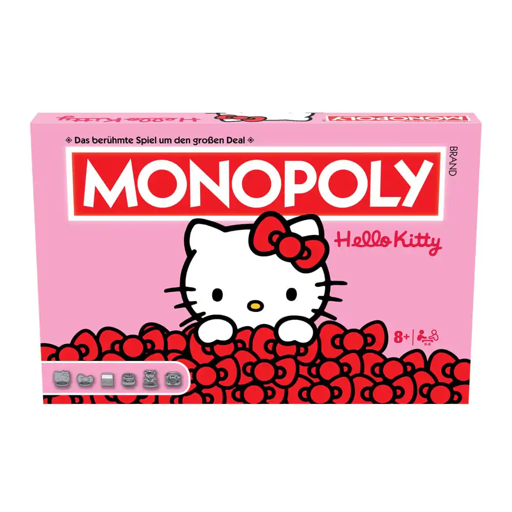 Monopoly Hello Kitty német nyelvű társasjáték termékfotó