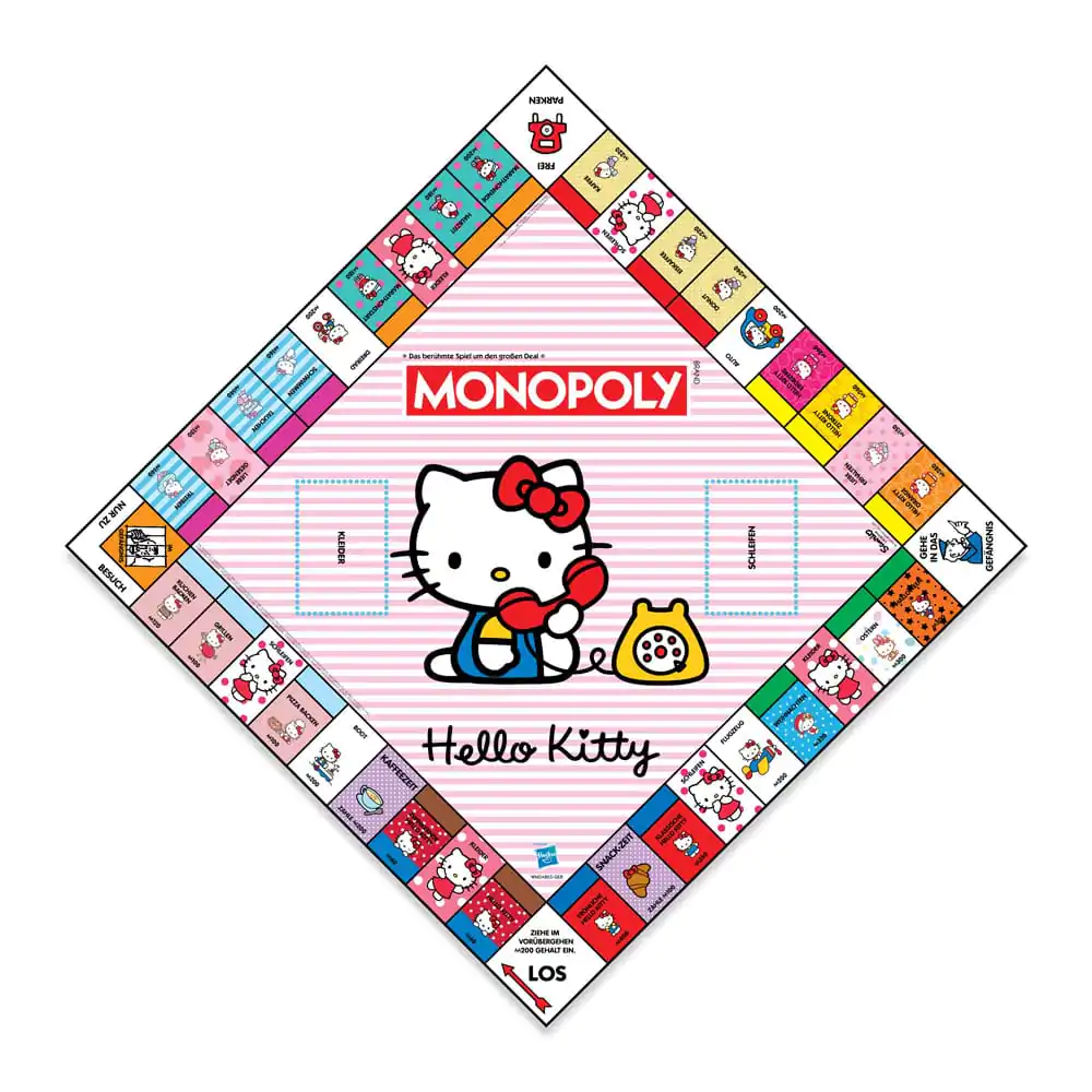 Monopoly Hello Kitty német nyelvű társasjáték termékfotó