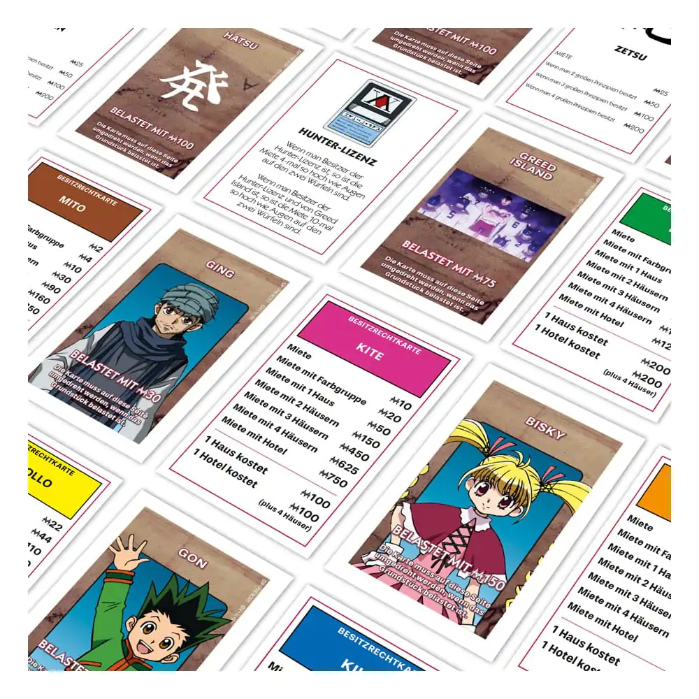 Monopoly Hunter x Hunter német nyelvű társasjáték termékfotó