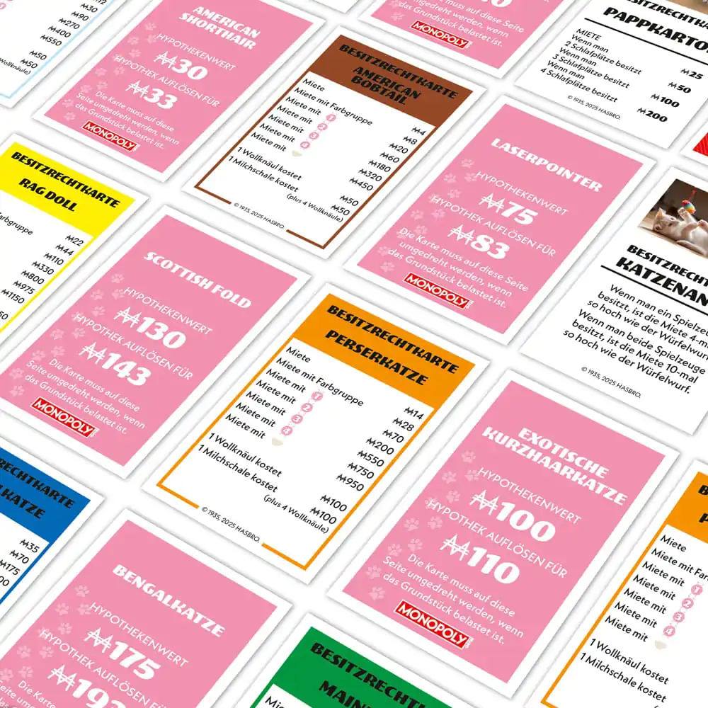 Monopoly Katzenbabys német nyelvű társasjáték termékfotó