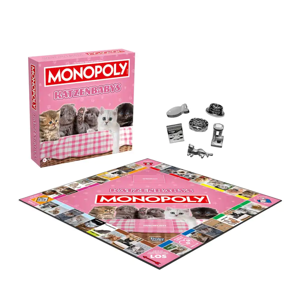 Monopoly Katzenbabys német nyelvű társasjáték termékfotó