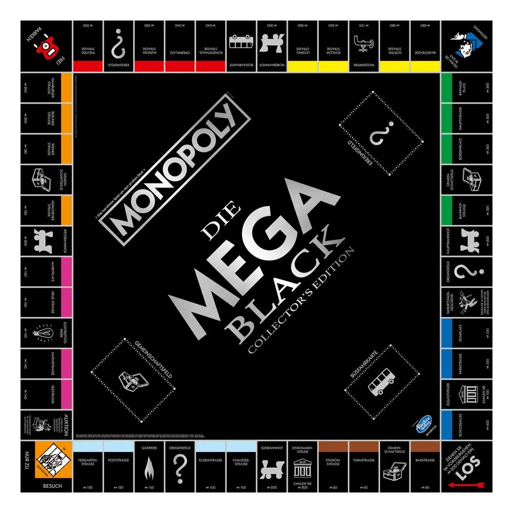 Monopoly Mega (Black Edition) Német nyelvű társasjáték termékfotó