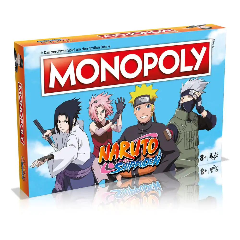 Monopoly Naruto Shippuden német nyelvű társasjáték termékfotó