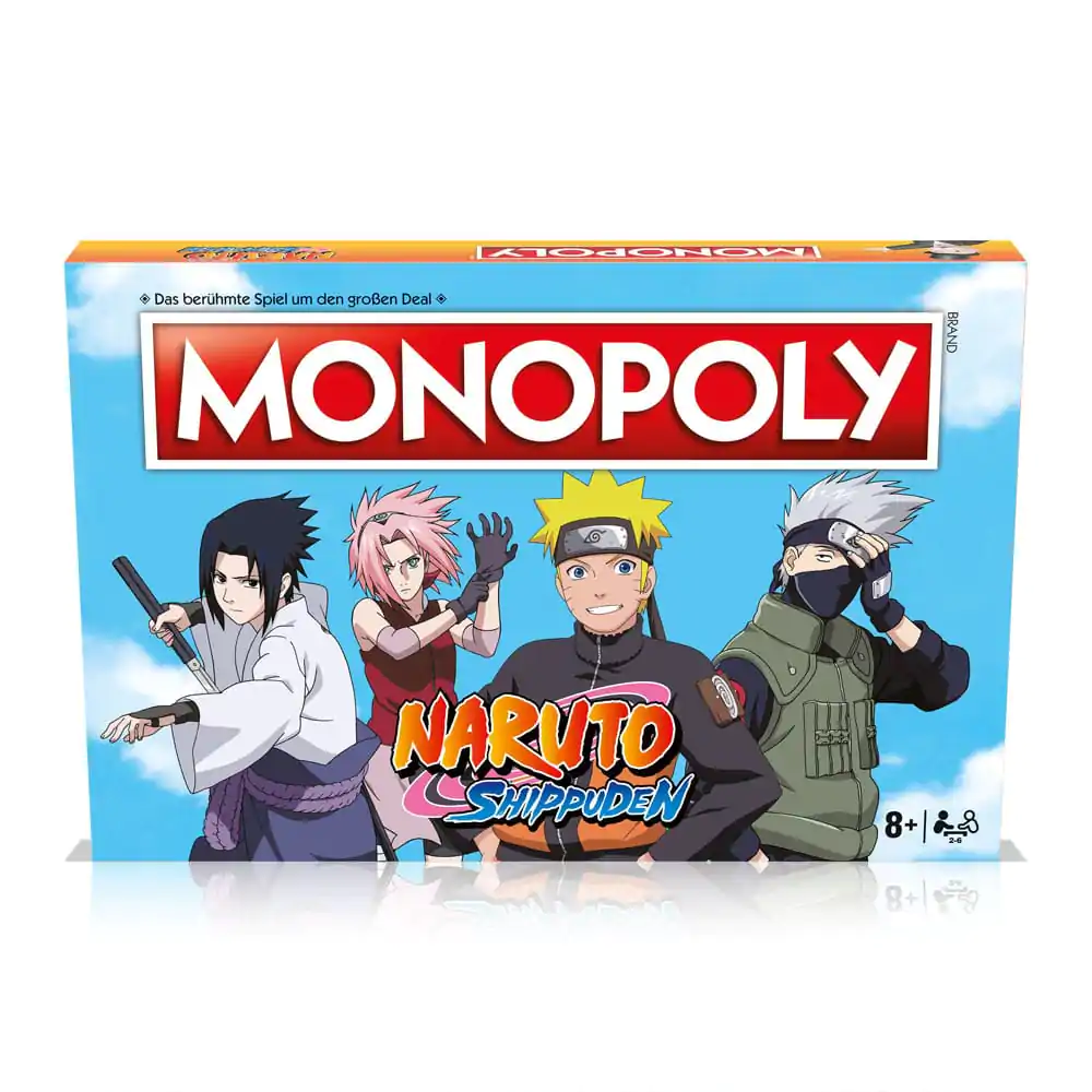 Monopoly Naruto Shippuden német nyelvű társasjáték termékfotó