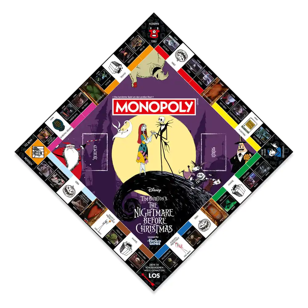 Monopoly Nightmare Before Christmas német nyelvű társasjáték termékfotó