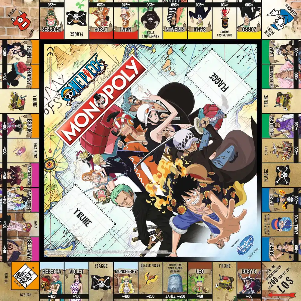 Monopoly One Piece (New Case) német nyelvű társasjáték termékfotó