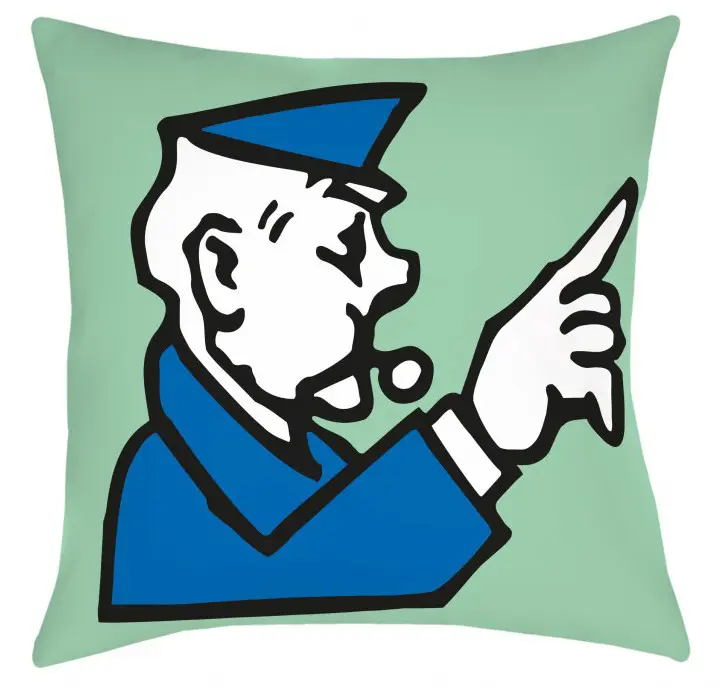 Monopoly párna, díszpárna 40*40 cm termékfotó