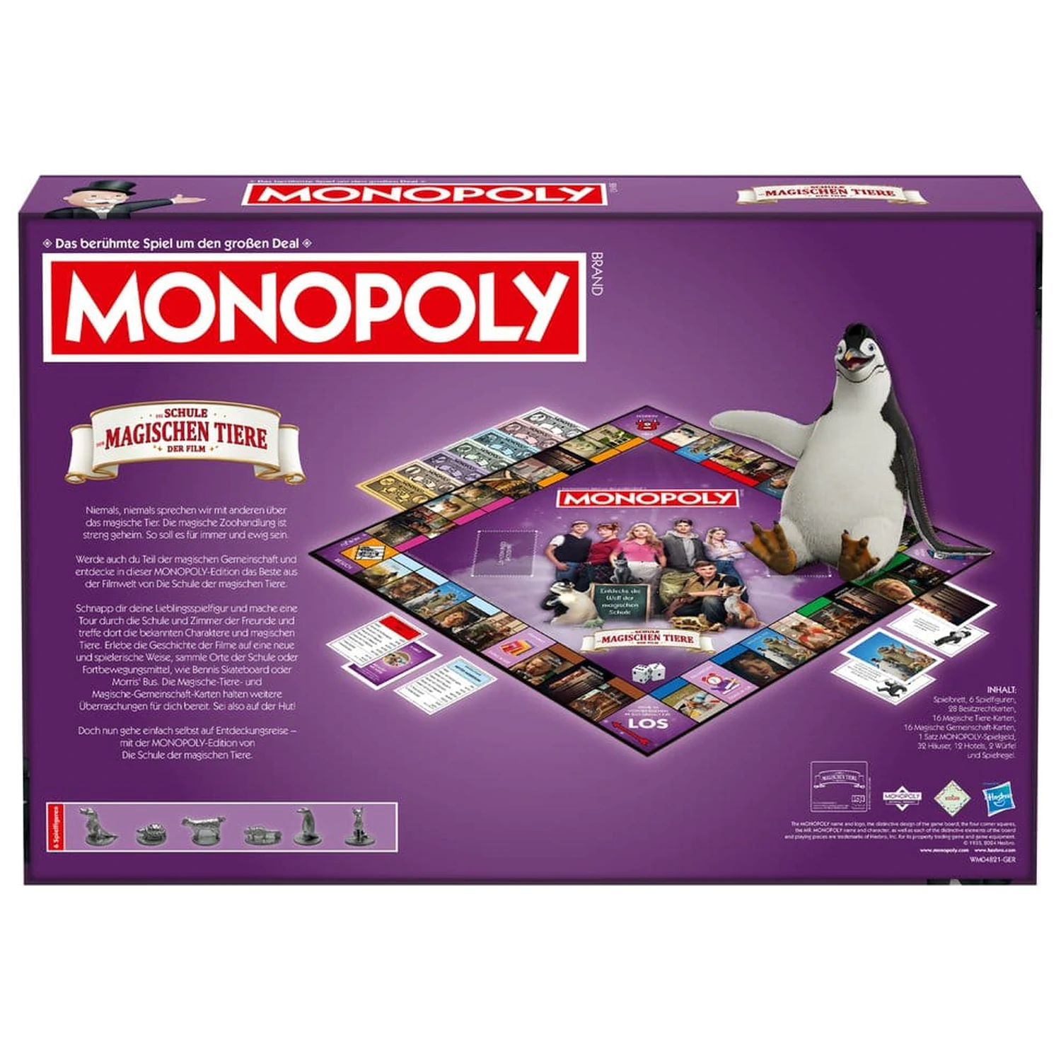 Monopoly School of Magical Animals német nyelvű társasjáték  termékfotó