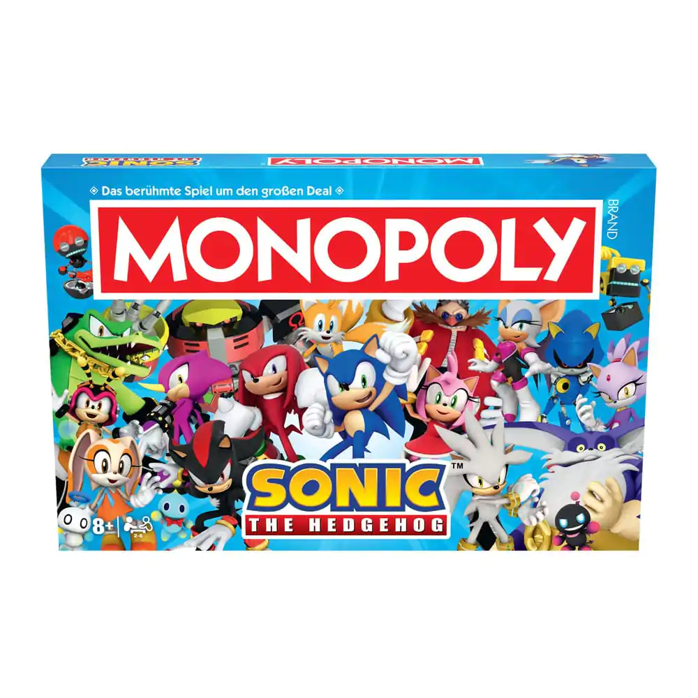 Monopoly Sonic the Hedgehog német nyelvű társasjáték termékfotó