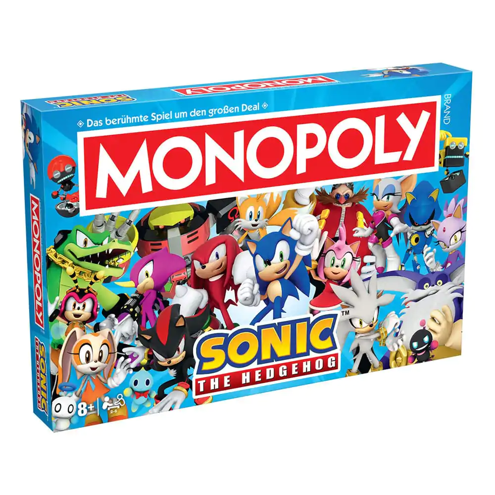 Monopoly Sonic the Hedgehog német nyelvű társasjáték termékfotó