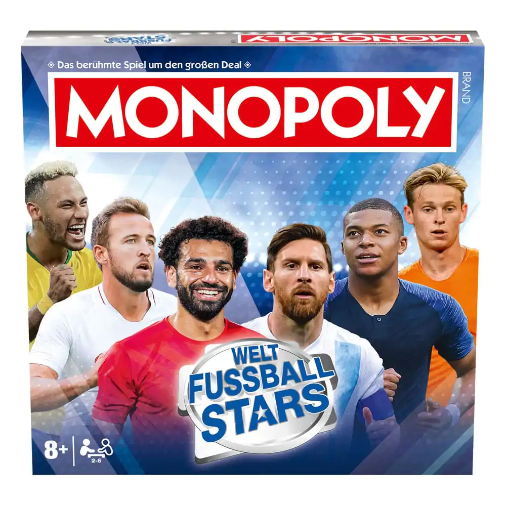 Monopoly Weltfussballstars német nyelvű társasjáték termékfotó