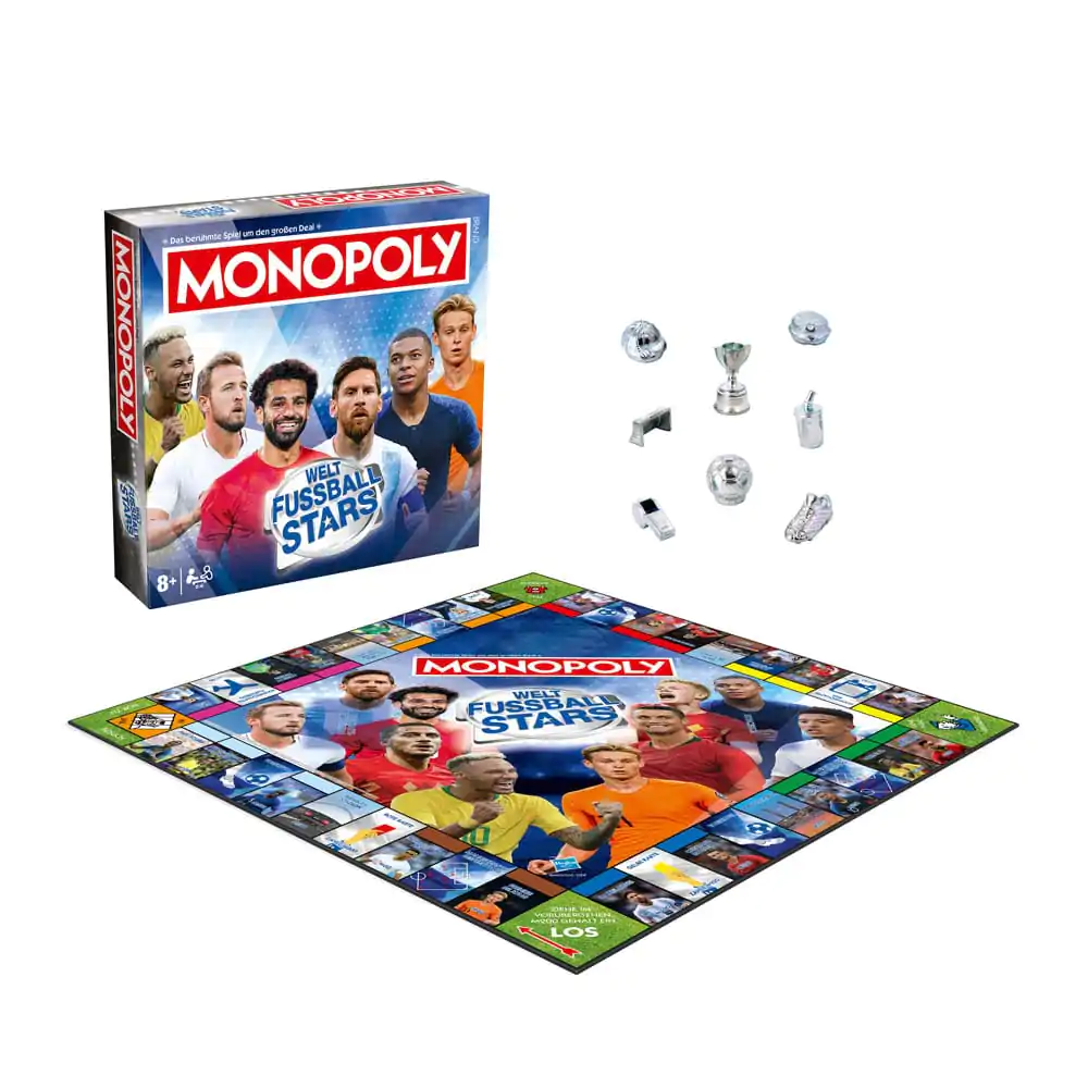 Monopoly Weltfussballstars német nyelvű társasjáték termékfotó