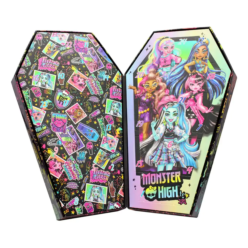 Monster High adventi kalendárium 2025 termékfotó