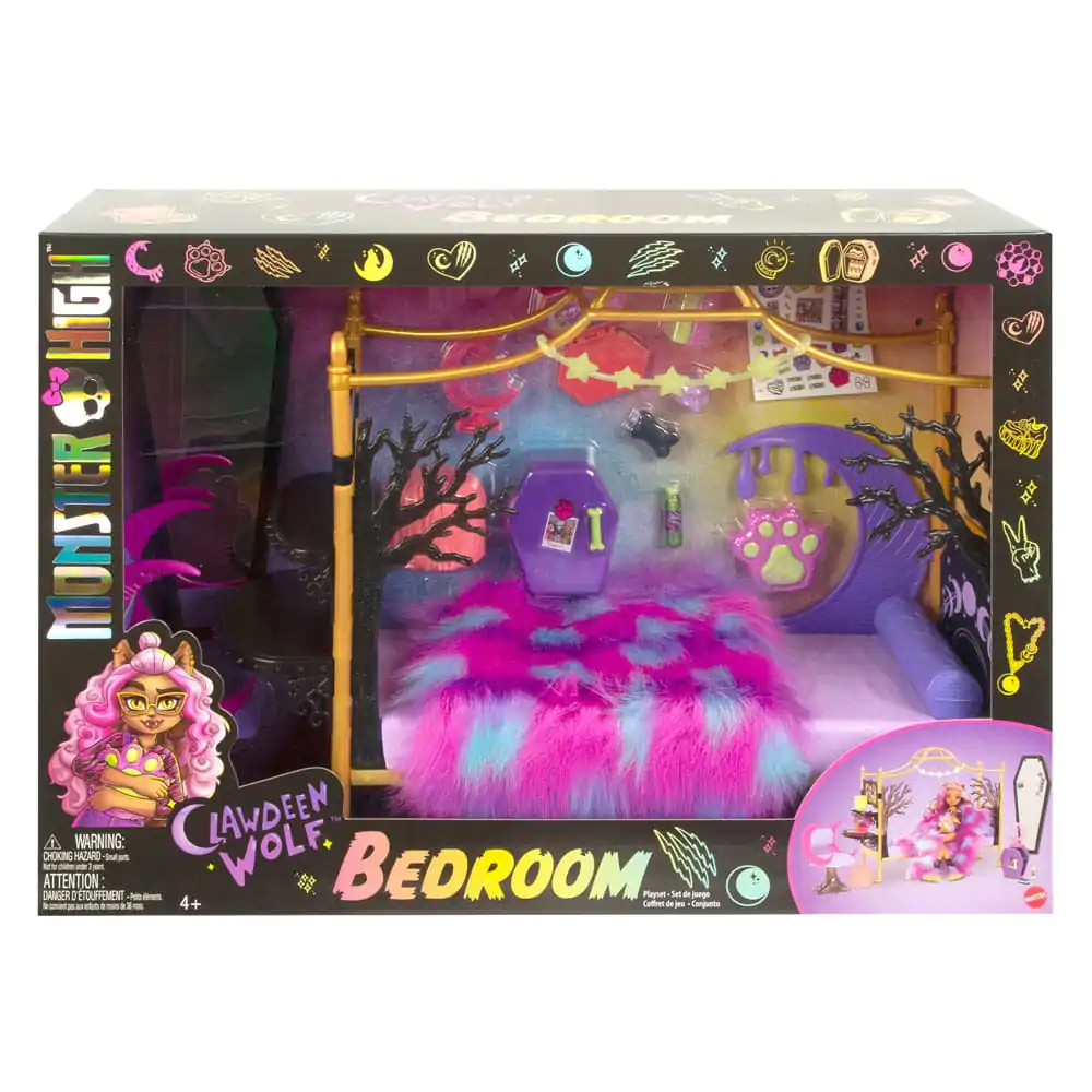 Monster High Clawdeen Wolf Bedroom játékkészlet termékfotó