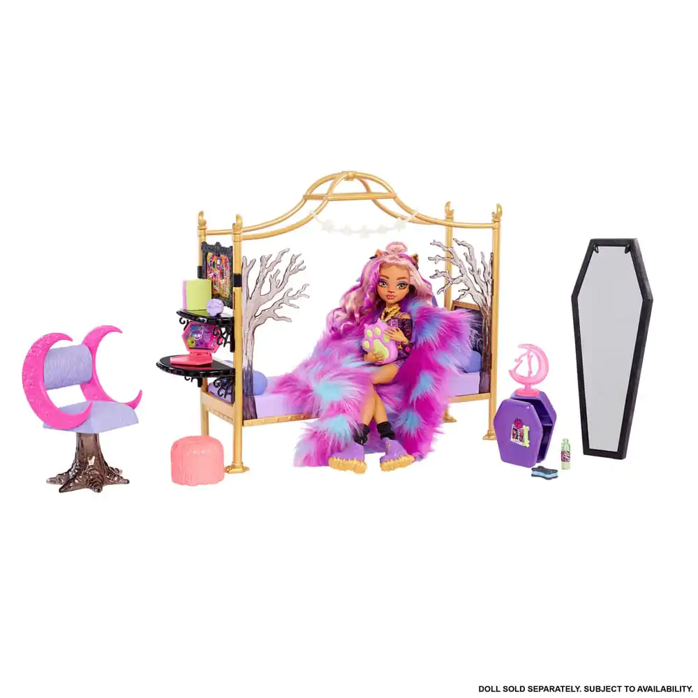 Monster High Clawdeen Wolf Bedroom játékkészlet termékfotó