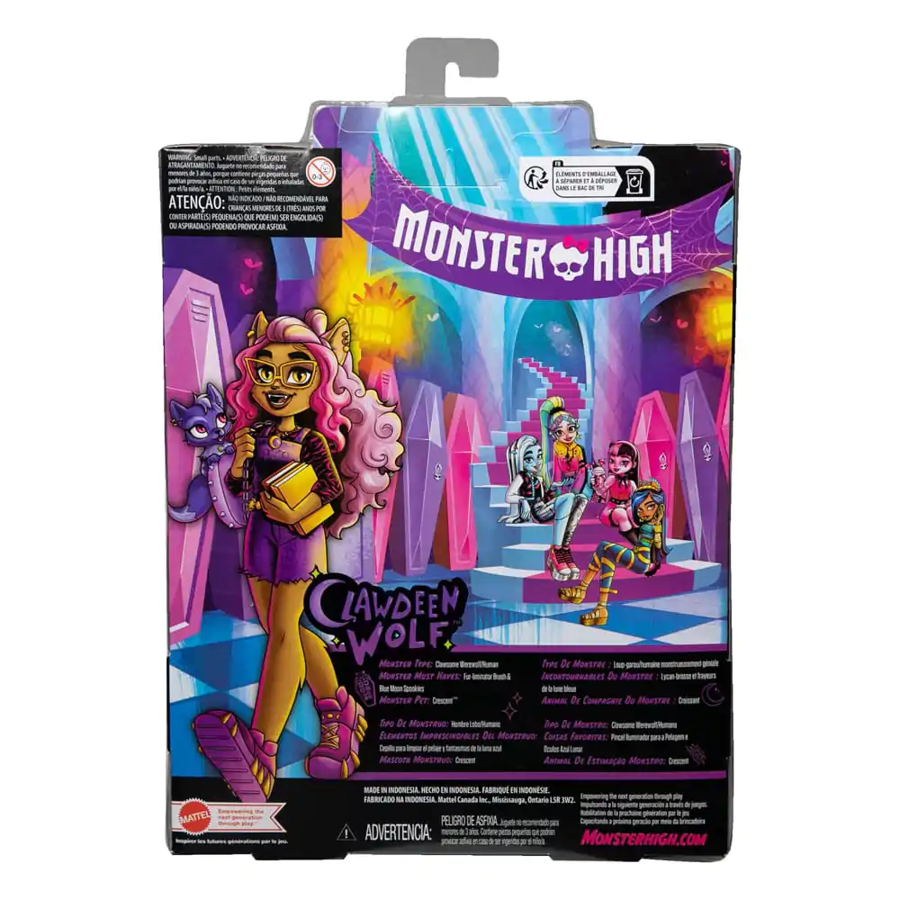 Monster High Clawdeen Wolf játék baba 25 cm termékfotó