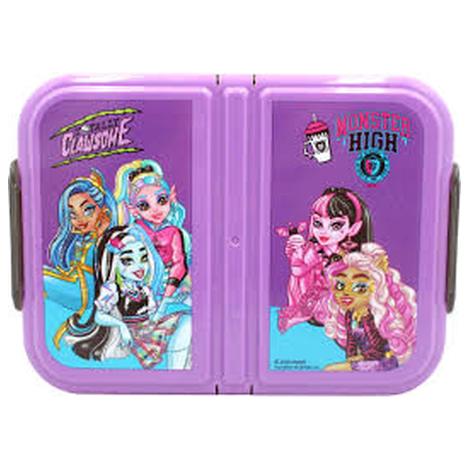Monster High Clawsome több rekeszes uzsonnás doboz, szendvicsdoboz termékfotó