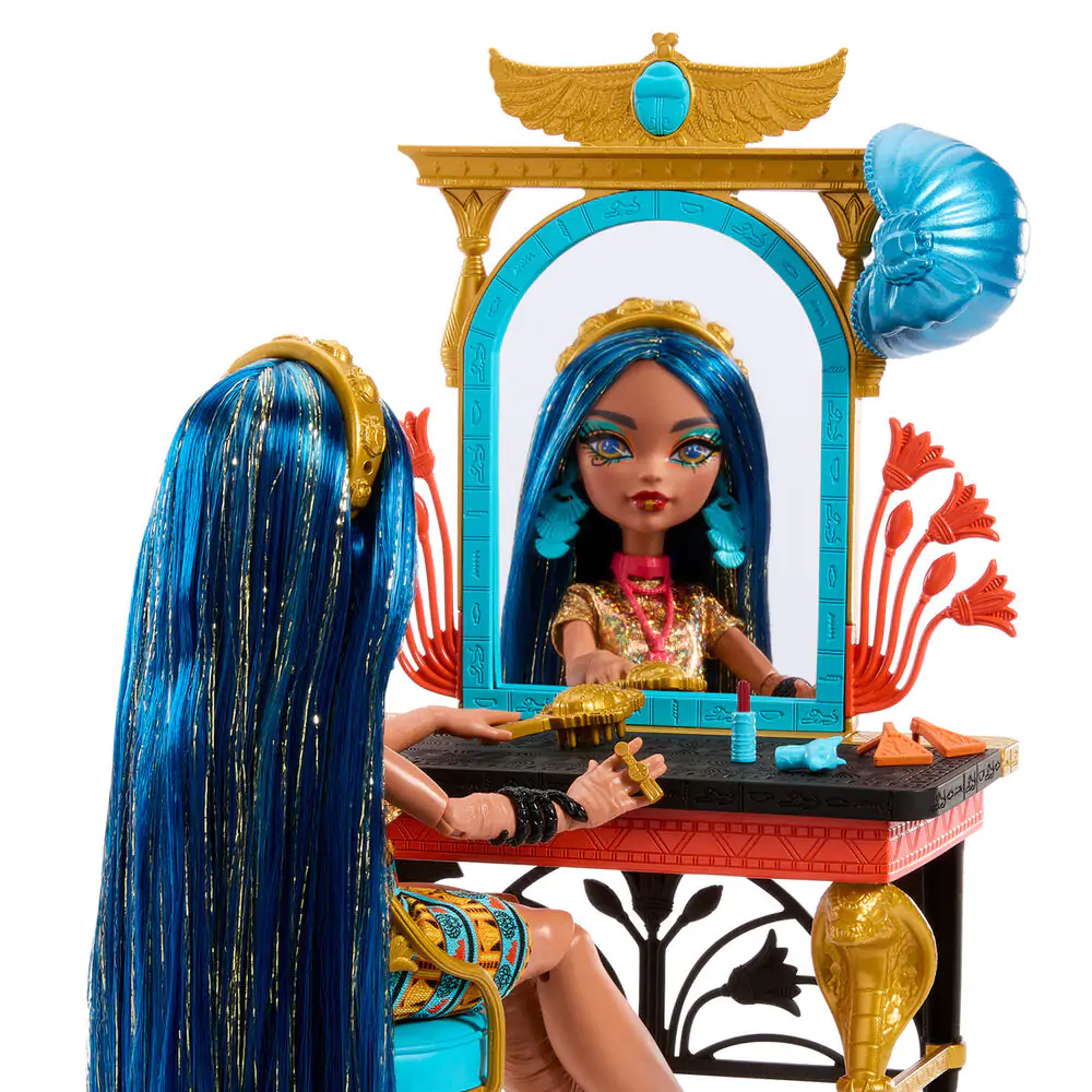 Monster High Cleo de Nile with dressing table játék baba termékfotó