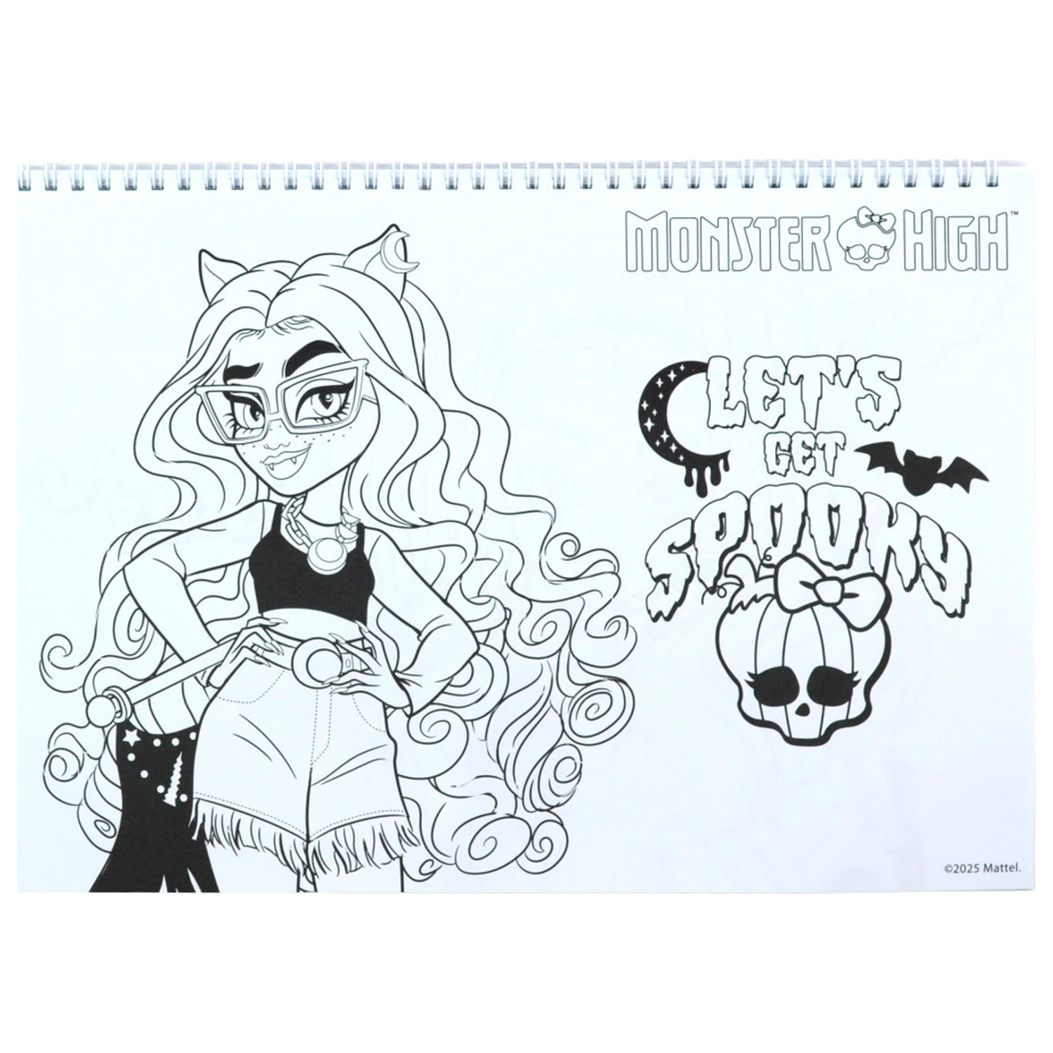 Monster High Crew A/4 spirál vázlatfüzet 40 lapos matricával termékfotó