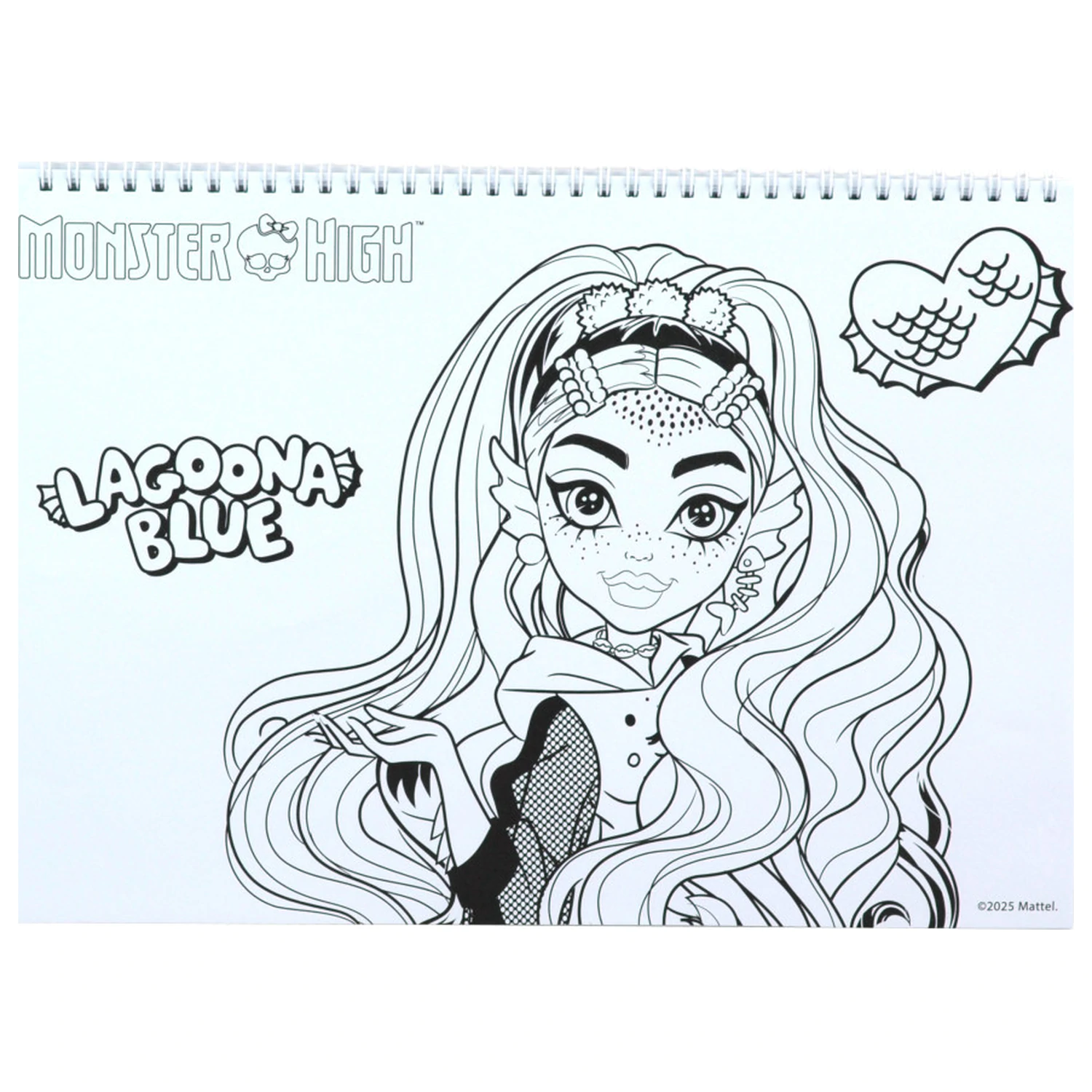 Monster High Crew A/4 spirál vázlatfüzet 40 lapos matricával termékfotó