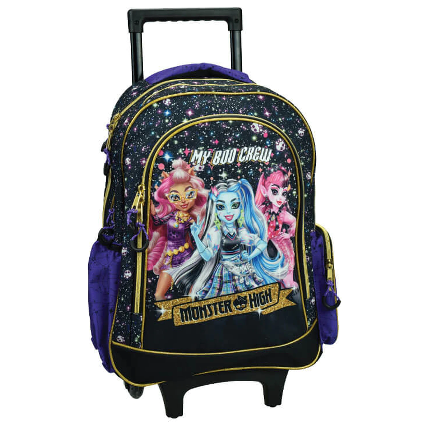 Monster High Crew gurulós iskolatáska, táska 46 cm termékfotó