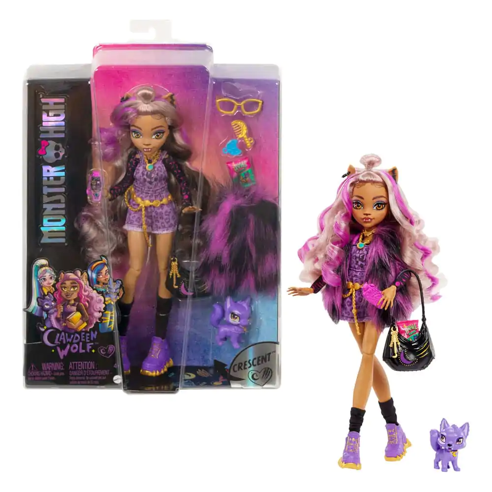 Monster High Doll Clawdeen Wolf figura 25 cm termékfotó