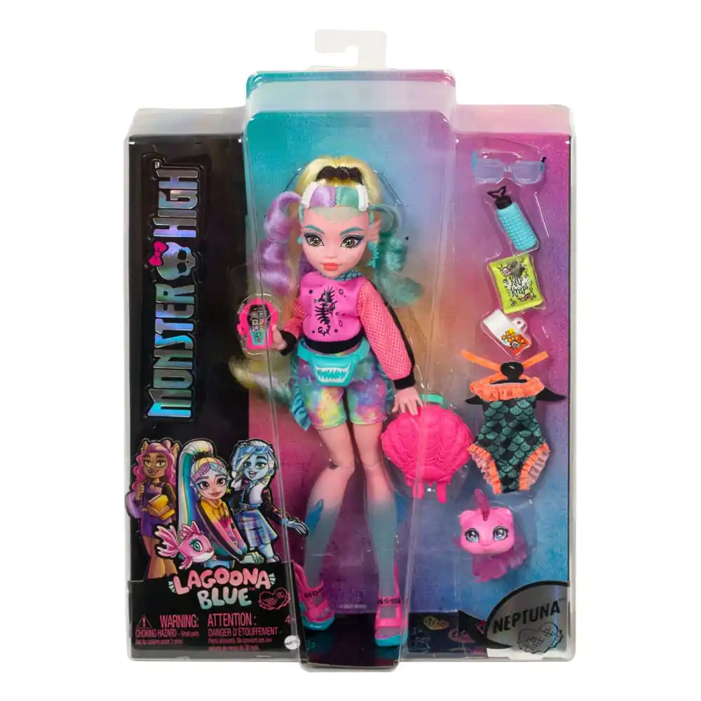 Monster High Doll Lagoona Blue figura 25 cm termékfotó