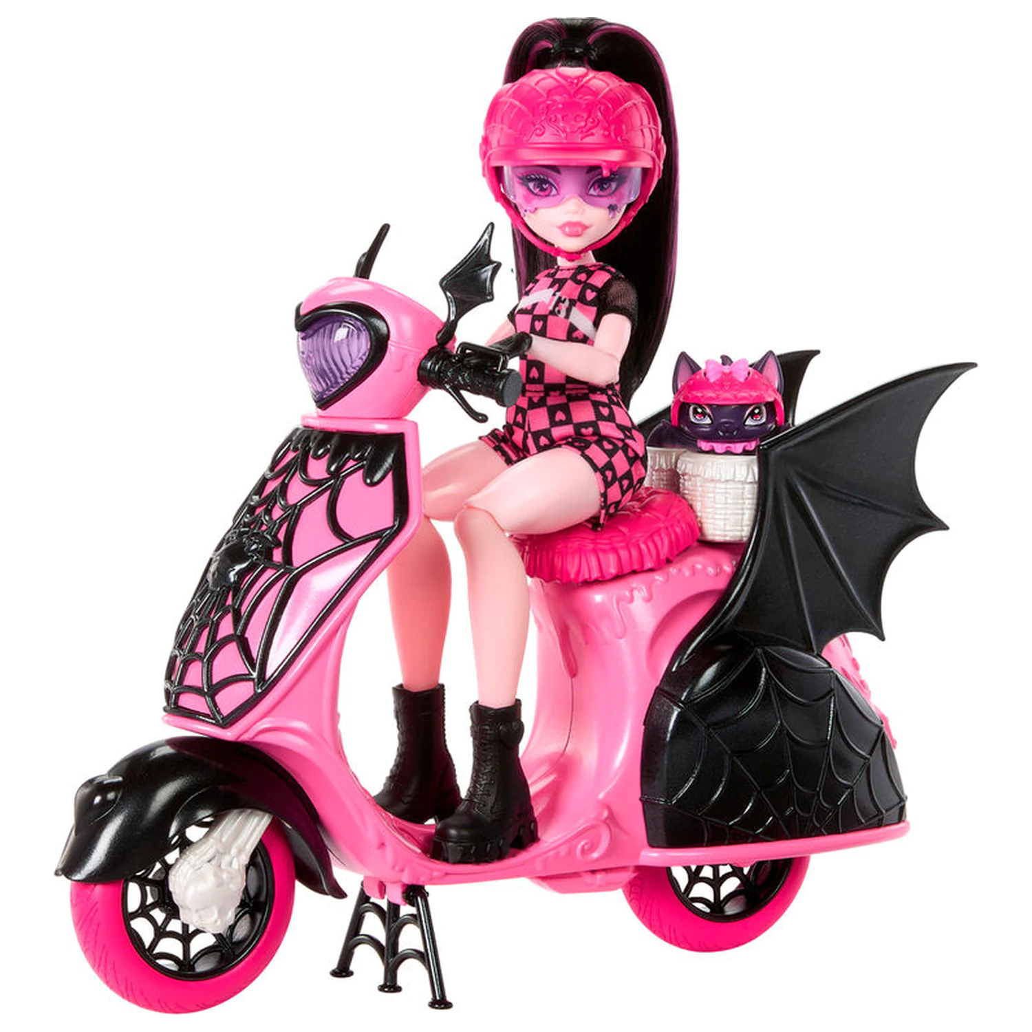 Monster High Draculaura and Scooter játék baba termékfotó