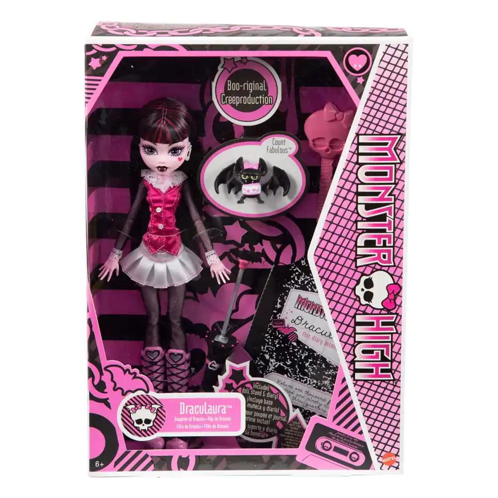 Monster High Draculaura játék baba 25 cm termékfotó