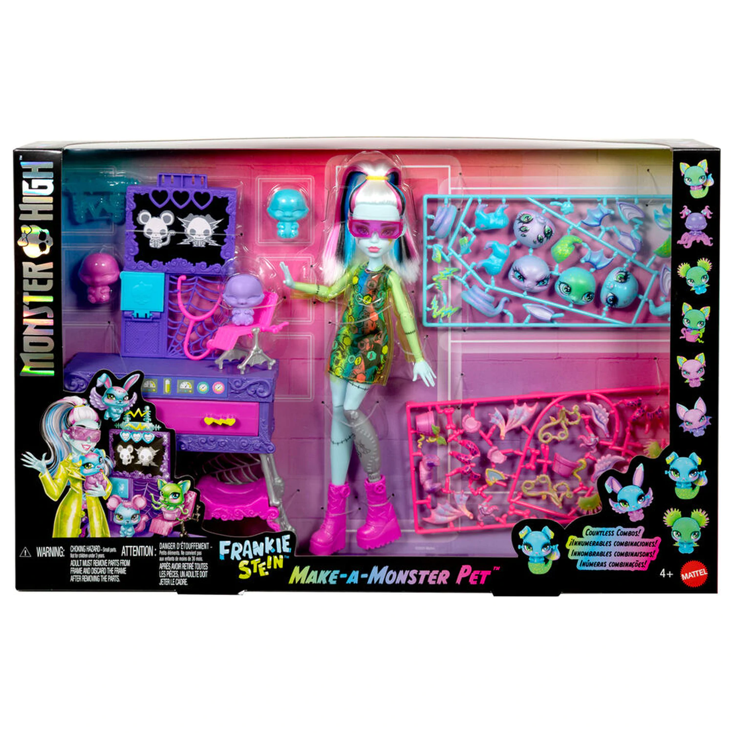Monster High Frankie Stein + Laboratory játék baba termékfotó