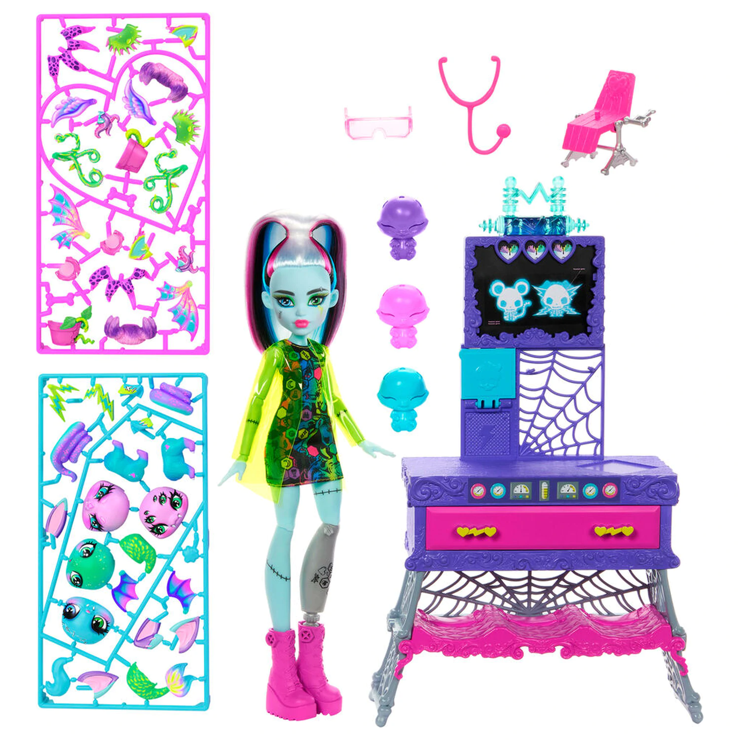 Monster High Frankie Stein + Laboratory játék baba termékfotó