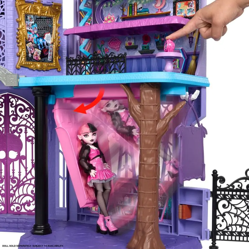 Monster High Haunted High School játék babaház termékfotó