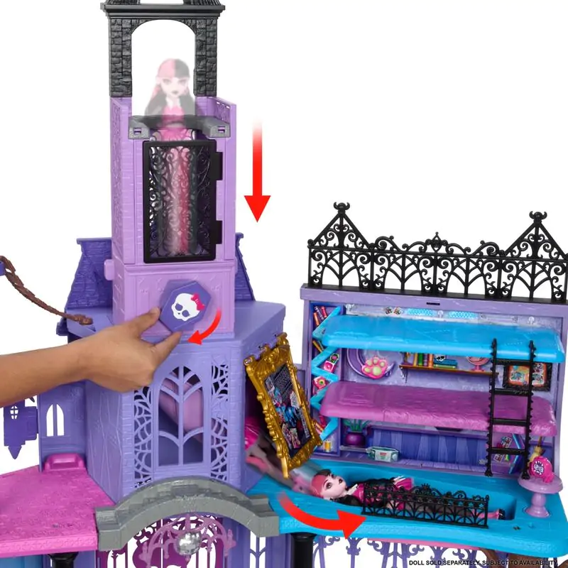 Monster High Haunted High School játék babaház termékfotó