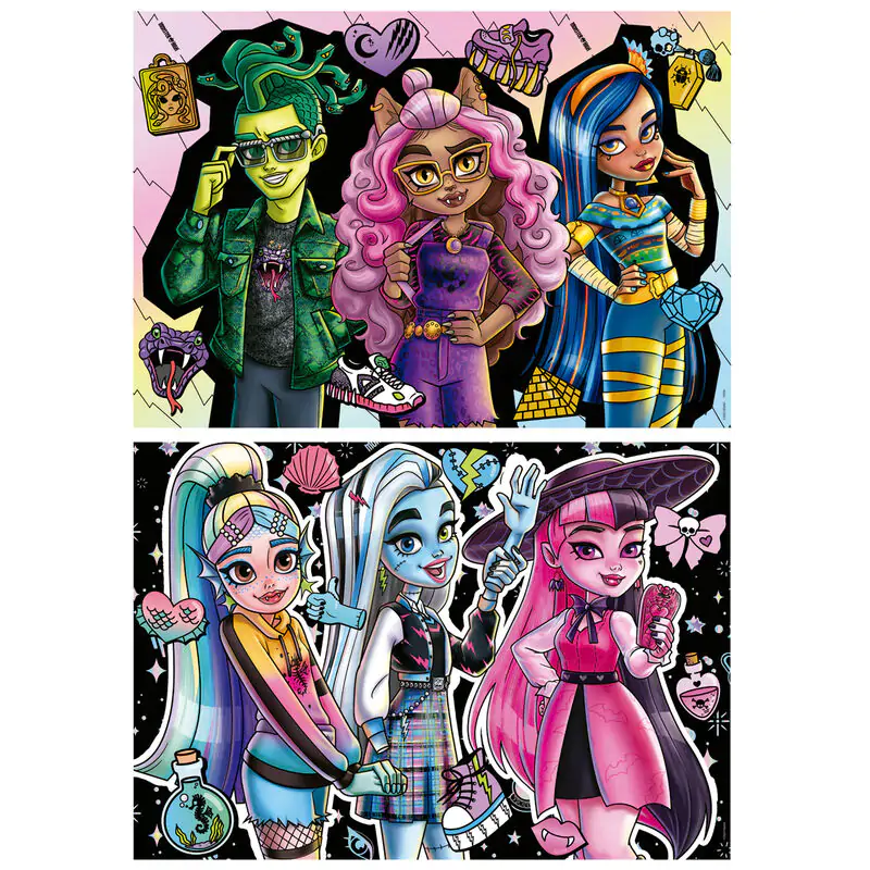 Monster High puzzle 2x100db-os termékfotó