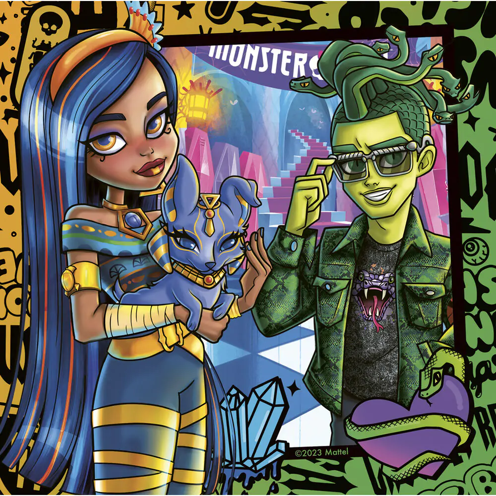 Monster High puzzle 3x49db-os termékfotó