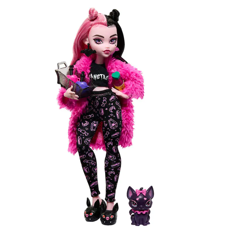 Monster High Pyjama party Draculaura játék baba 25cm termékfotó