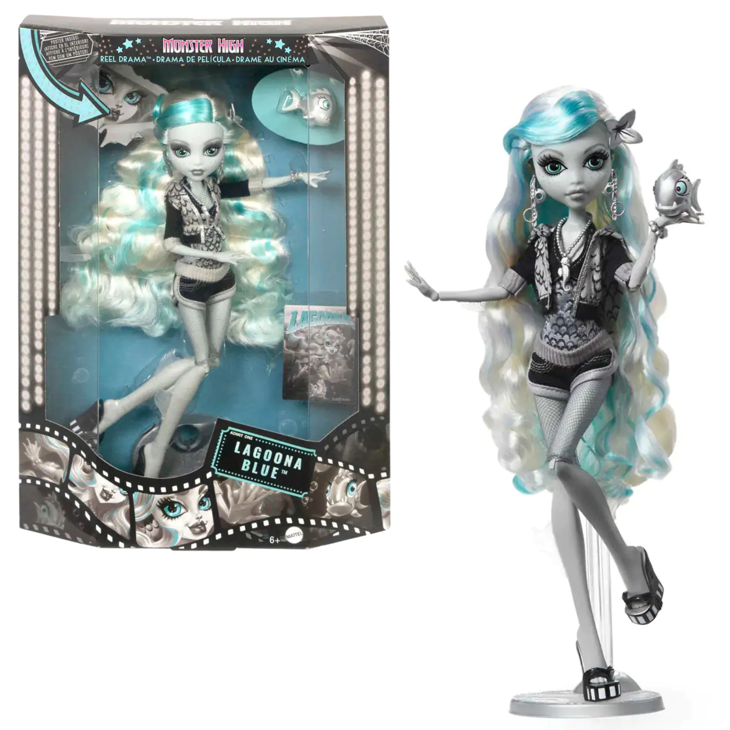 Monster High Reel Drama baba csomag termékfotó